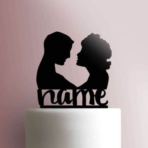 Custom Couple Name 225-B432 Cake Topper