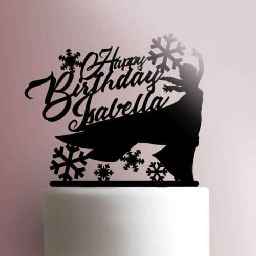Custom Frozen Happy Birthday Cake Topper 101