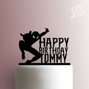 Custom Spiderman Happy Birthday Cake Topper 100