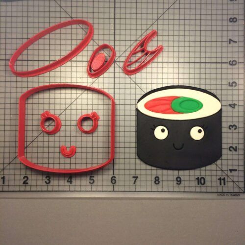 Cute Sushi 100 Cookie Cutter Set