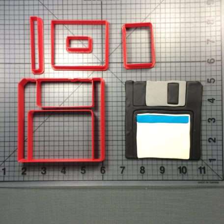 Floppy Disk 100 Cookie Cutter Set
