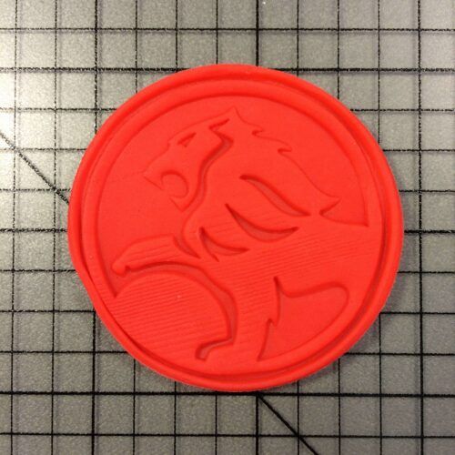 Holden Logo 100 Cookie Cutter and Stamp (embossed 2)