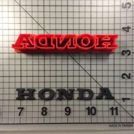 Honda Motorcycle Letter Cookie Cutter
