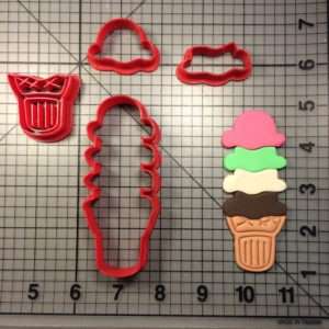 Ice Cream Cone 103 Cookie Cutter Set