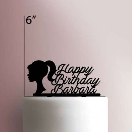 Custom Barbie Happy Birthday 225-543 Cake Topper