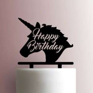 Unicorn Happy Birthday 225-A033 Cake Topper