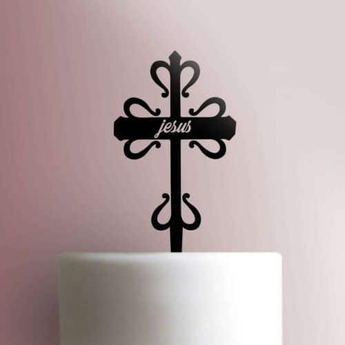 Jesus Cross Cake Topper 100