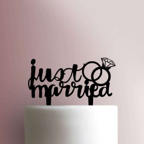 Just Married Cake Topper 100