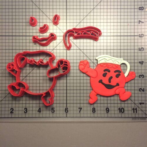 Kool Aid Man Cookie Cutter Set