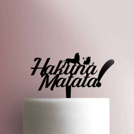 Lion King- Hakuna Matata Cake Topper 100