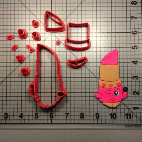 Lippy Lipstick Shopkins Cookie Cutter Set