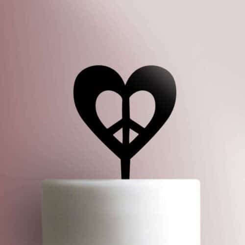 Love Heart Cake Topper 101
