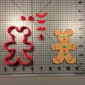 Mickey Gingerbread Cookie Cutter Set