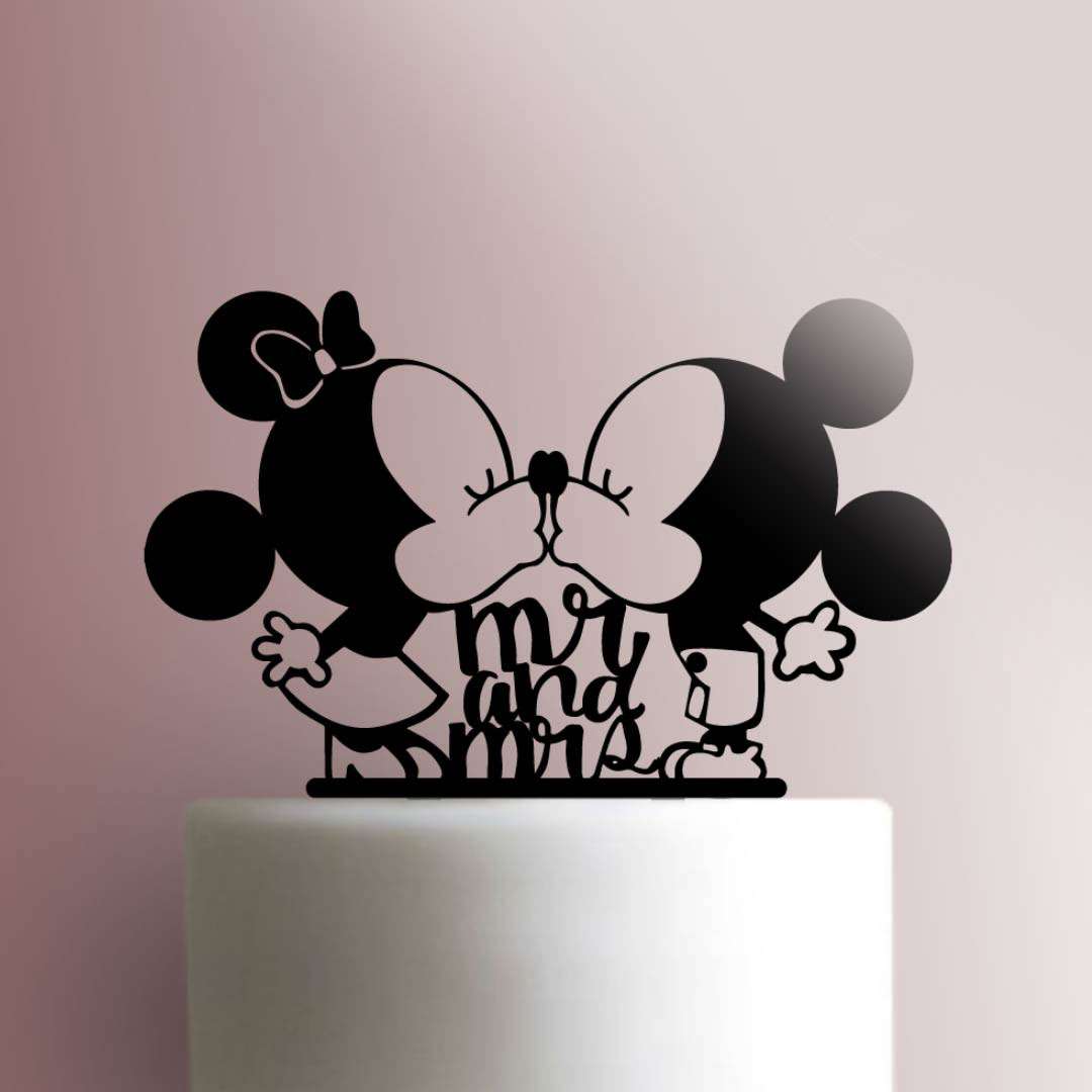 Mickey and Minnie 100 Cake Topper