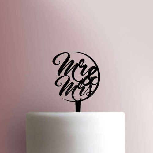 Mr. and Mrs. Cake Topper 101