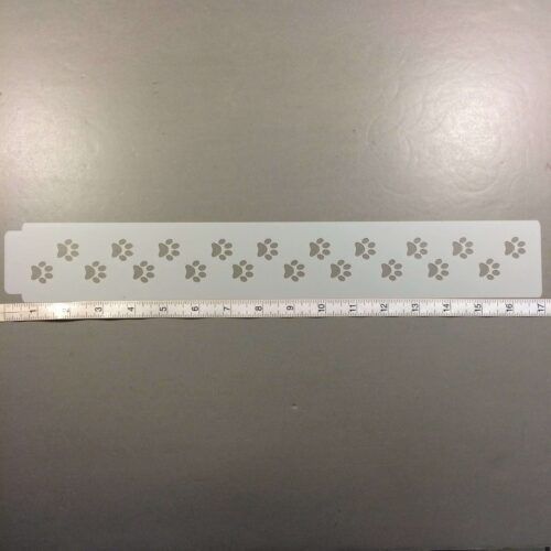 Paw Prints Stencil Strip 100 (2)