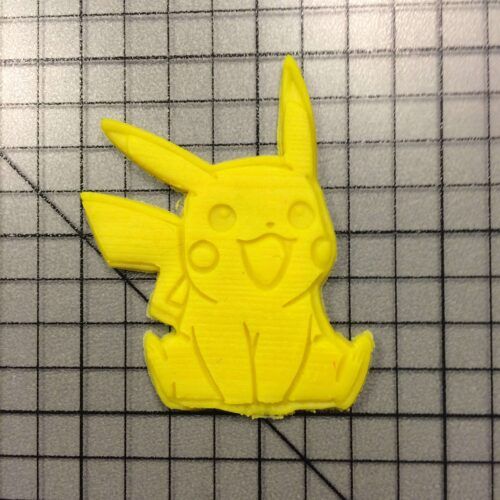 Pikachu 100 Cookie Cutter and Stamp (embossed 2)