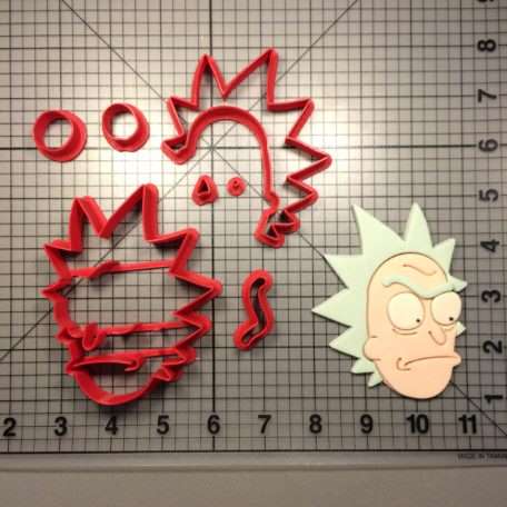 Rick and Morty- Rick Cookie Cutter Set