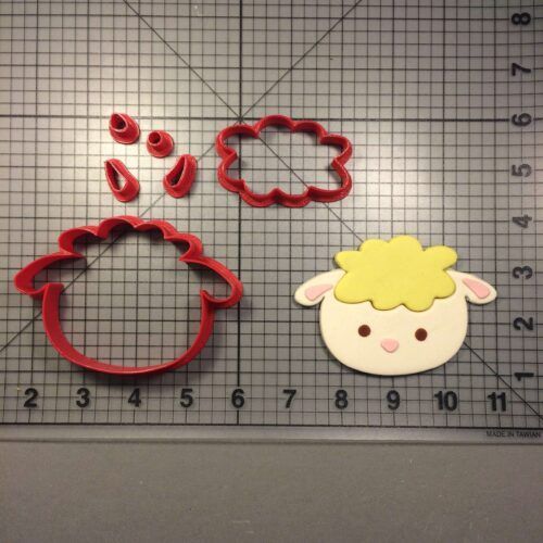 Sheep Face 100 Cookie Cutter Set