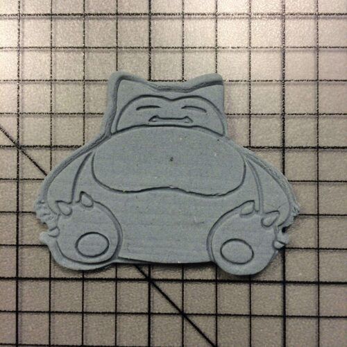 Snorlax 100 Cookie Cutter and Stamp (embossed 2)