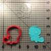 Pokemon - Squirtle 100 Cookie Cutter and Acrylic Stamp