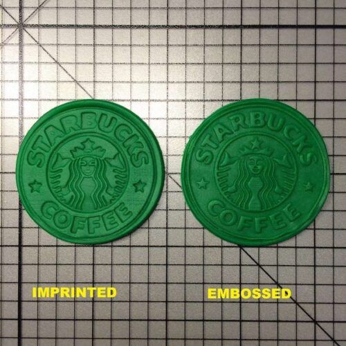 Starbucks Logo 100 Cookie Cutter and Stamp written