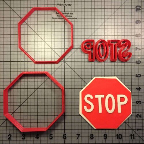 Stop Sign 100 Cookie Cutter Set