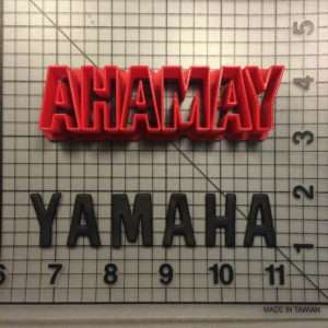 Yamaha Letters Cookie Cutter