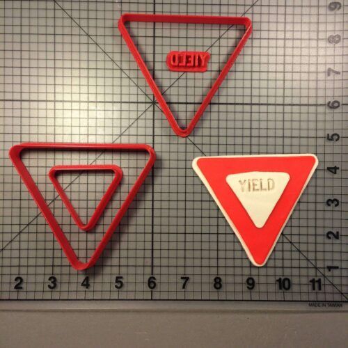 Yeild Sign 100 Cookie Cutter Set