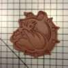 Bulldog 100 Cookie Cutter and Acrylic Stamp