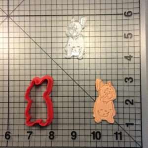 French Bulldog 100 Cookie Cutter and Stamp (embossed 1)