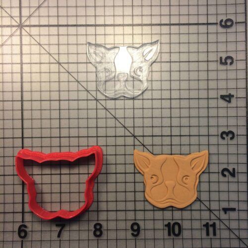 French Bulldog 103 Cookie Cutter and Stamp (embossed 1)