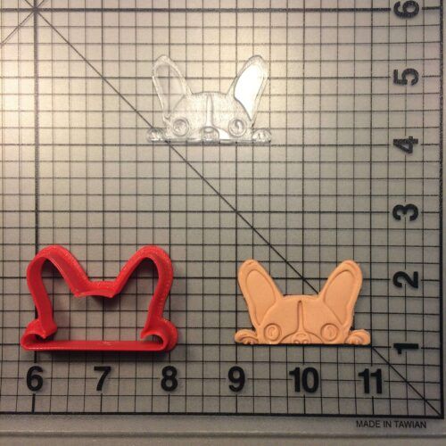 French Bulldog 104 Cookie Cutter and Stamp (embossed 1)