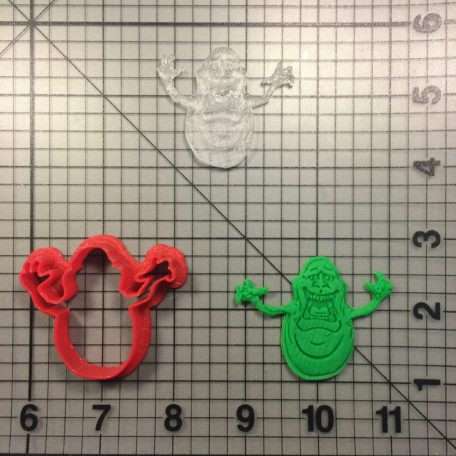Ghostbusters 100 Cookie Cutter and Stamp (embossed 1)