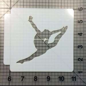 Gymnastics Stencil 103