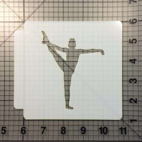 Gymnastics Stencil 106