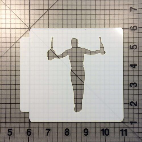 Gymnastics Stencil 107