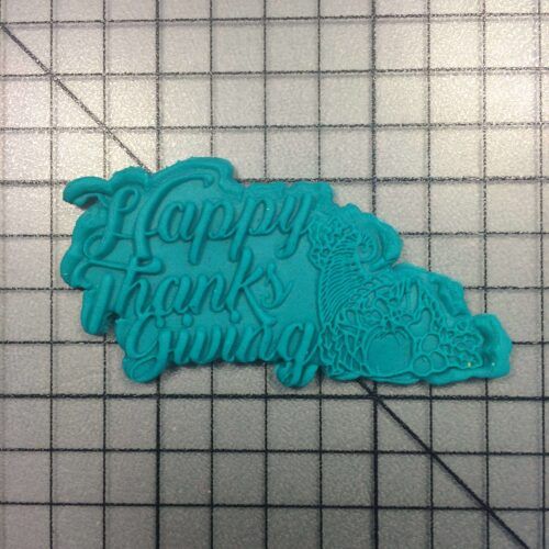 Happy Thanksgiving 100 Cookie Cutter and Stamp (embossed 2)