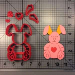 Heart Rabbit 100 Cookie Cutter Set