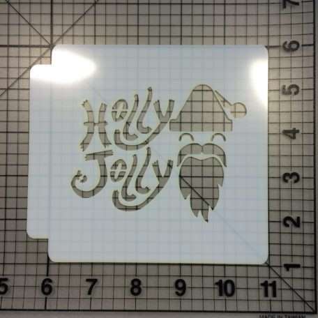 Holly Jolly Stencil 100