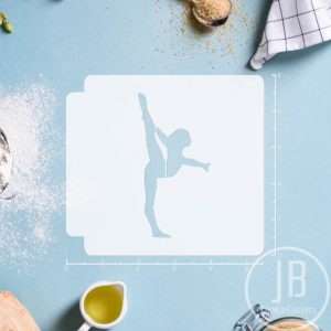 Gymnastics Pose 783-B324 Stencil