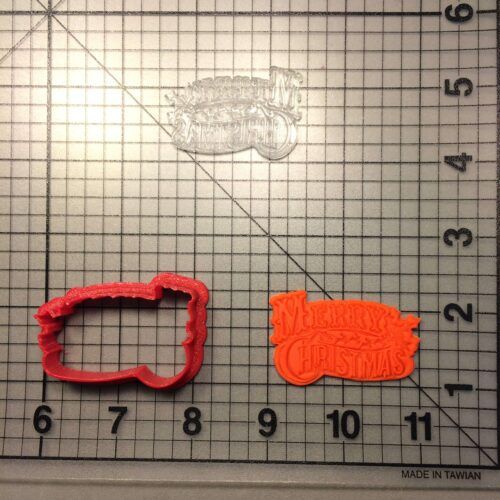 Merry Christmas 101 Cookie Cutter and Stamp (embossed 1)