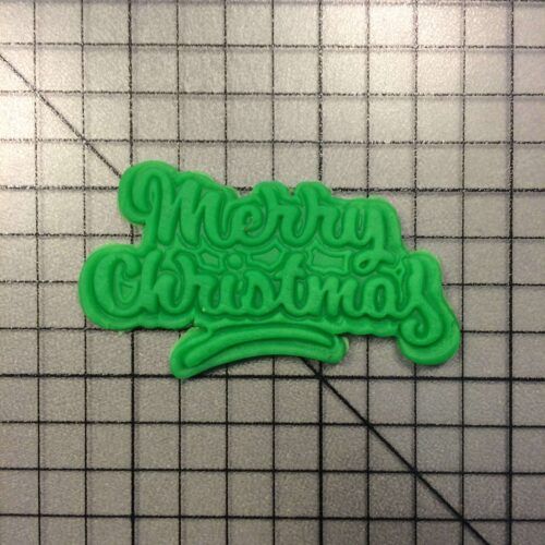 Merry Christmas 103 Cookie Cutter and Stamp (embossed 2)