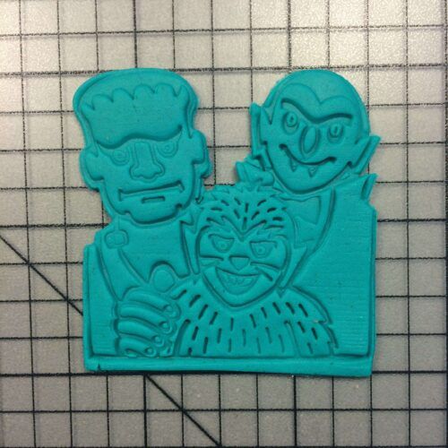 Monster Friends 100 Cookie Cutter and Stamp (embossed 2)
