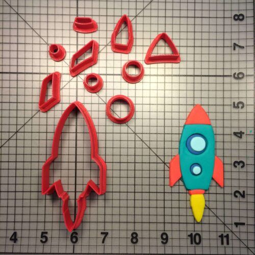 Rocket 104 Cookie Cutter Set