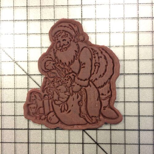 Santa 102 Cookie Cutter and Stamp (embossed 2)