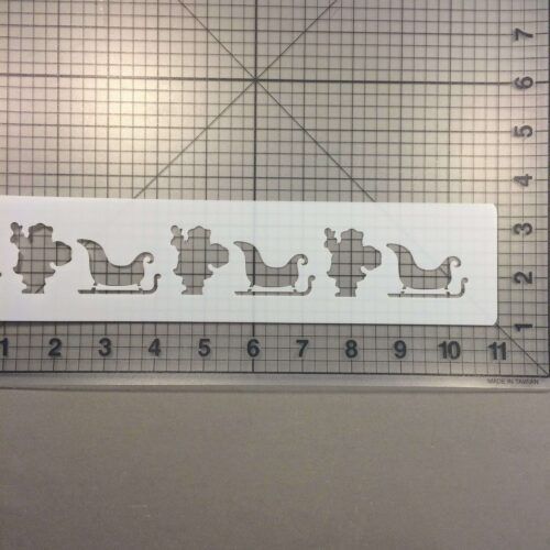 Santa and Sleigh Stencil Strip 100 (1)