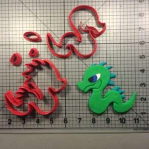 Snake Dragon Cookie Cutter Set