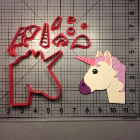 Unicorn Emoji 100 Cookie Cutter Set