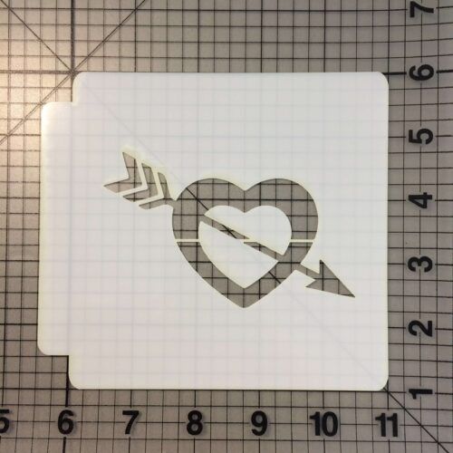 Arrow Heart Stencil 100